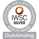 International Wine and Spirit Competition: Silver medal Outstanding 